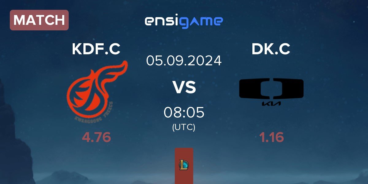 Match Kwangdong Freecs Challengers KDF.C vs Dplus KIA Challengers DK.C | 05.09