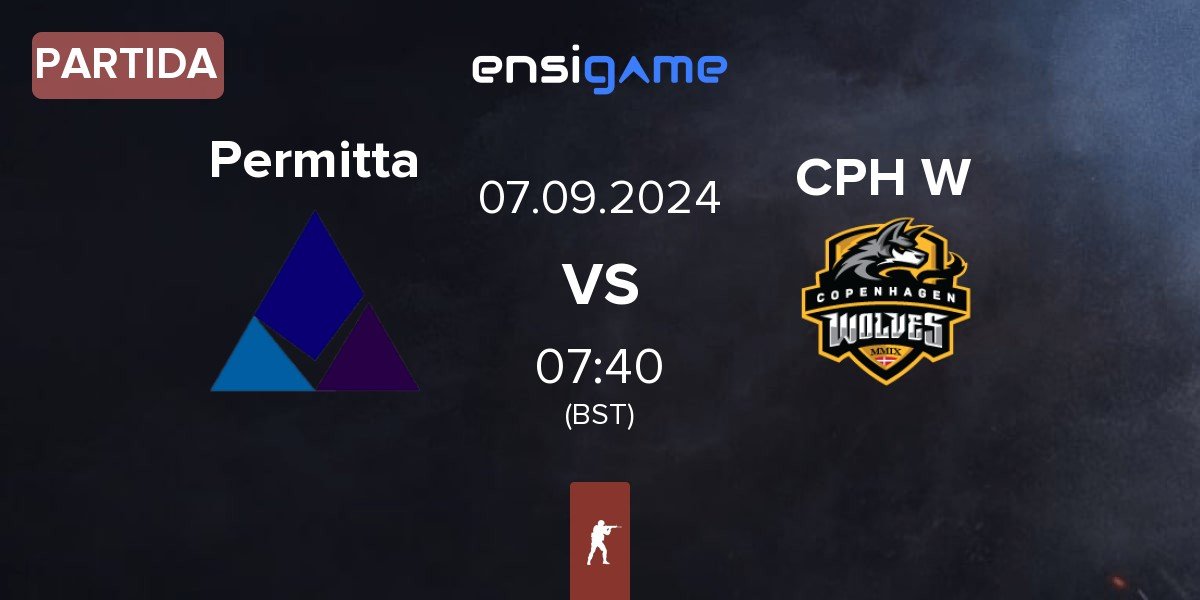 Partida Permitta Esports Permitta vs Copenhagen Wolves CPH W | 07.09