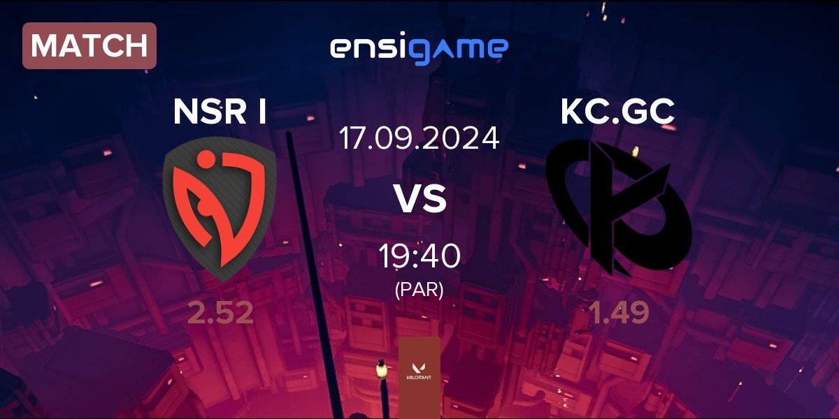 Match NASR Ignite NSR I vs Karmine Corp GC KC.GC | 17.09