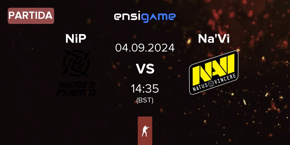 Partida Ninjas in Pyjamas NiP vs Natus Vincere Na'Vi | 04.09