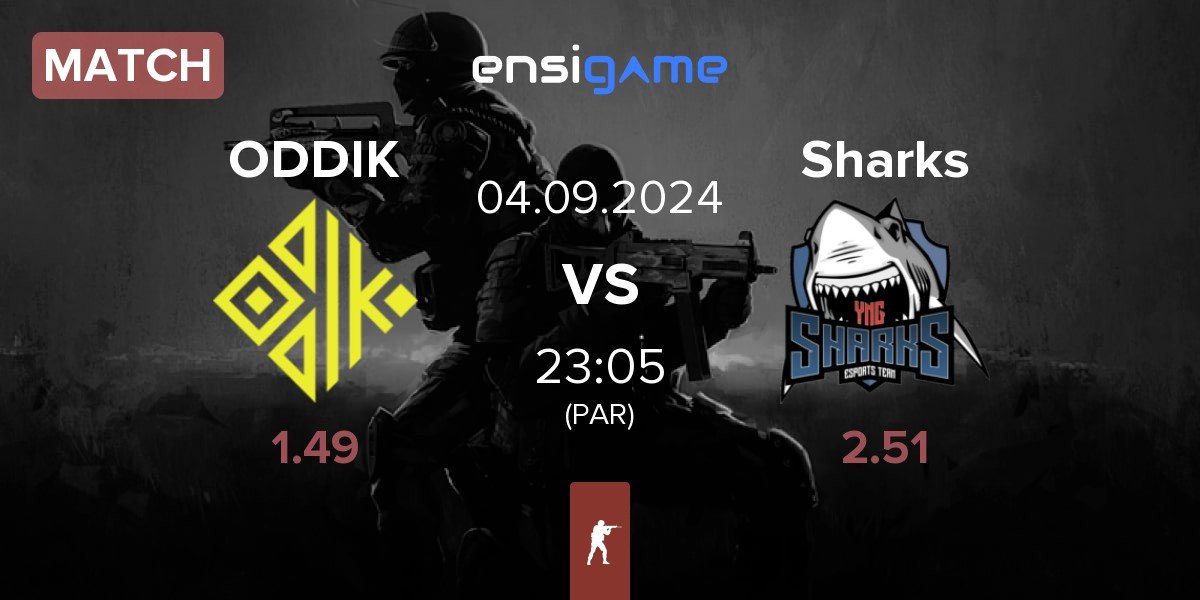 Match ODDIK vs Sharks Esports Sharks | 04.09