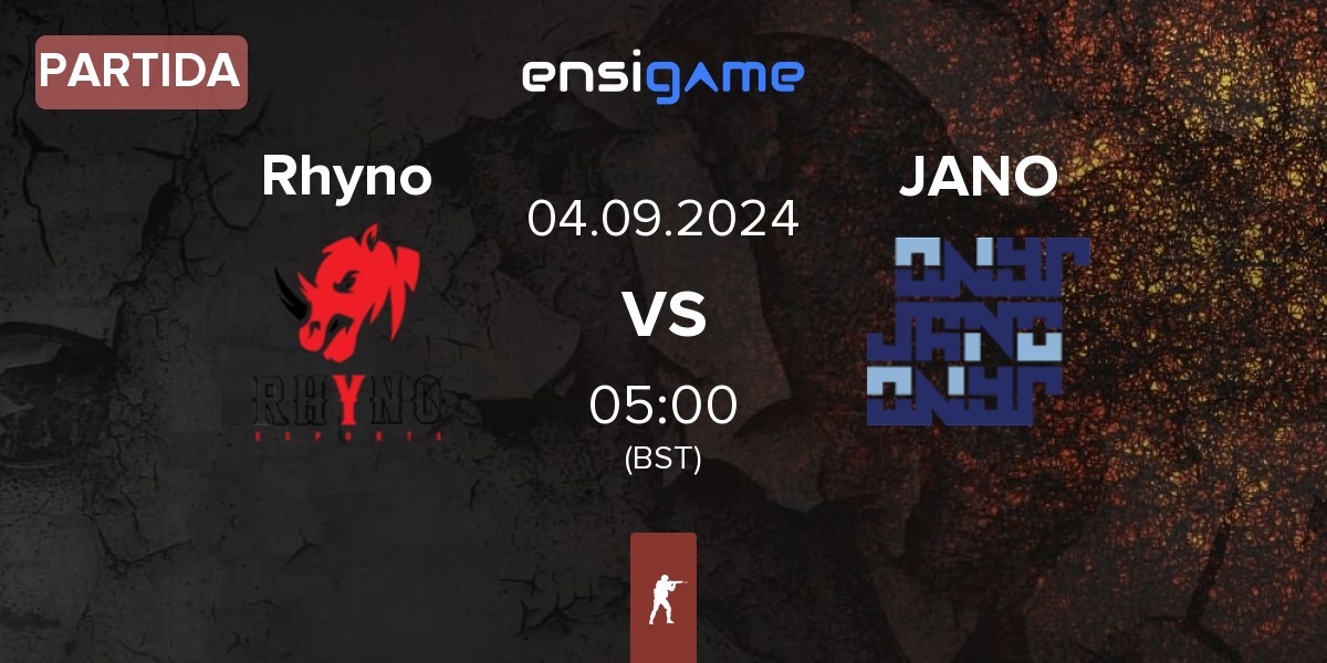 Partida Rhyno Esports Rhyno vs JANO Esports JANO | 04.09