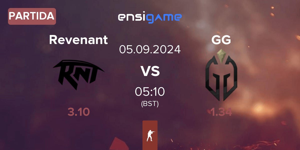 Partida Revenant Esport Revenant vs Gaimin Gladiators GG | 05.09