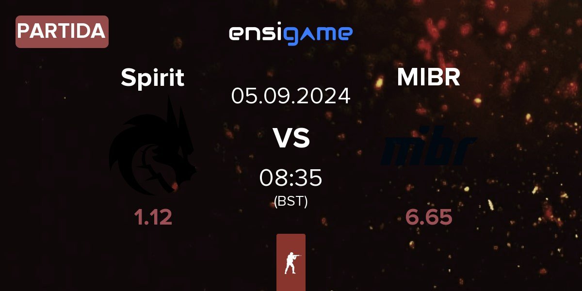 Partida Team Spirit Spirit vs Made in Brazil MIBR | 05.09