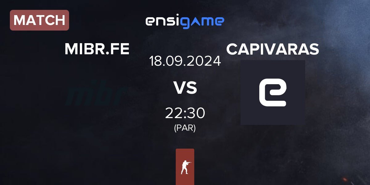 Match MIBR Female MIBR.FE vs CAPIVARAS | 18.09