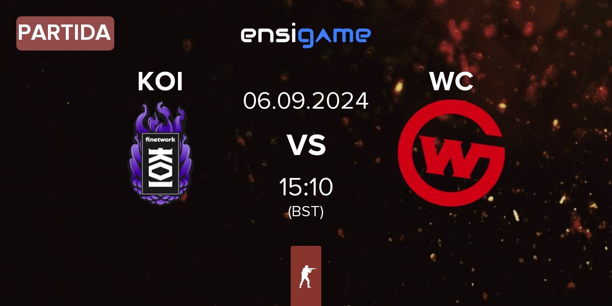 Partida KOI vs Wildcard Gaming WC | 06.09