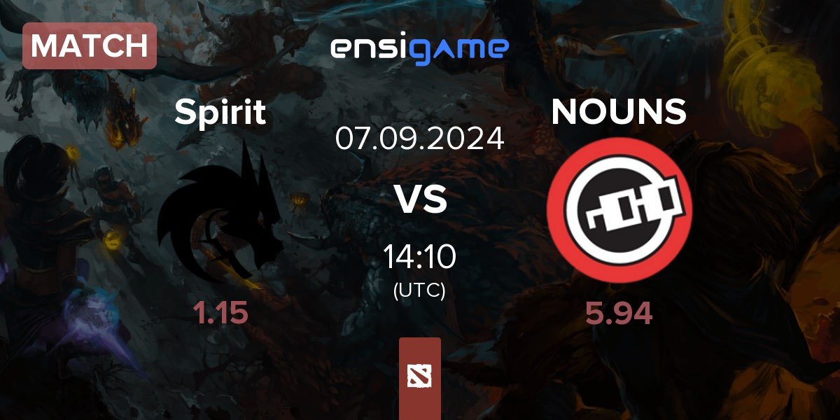 Match Team Spirit Spirit vs nouns NOUNS | 07.09