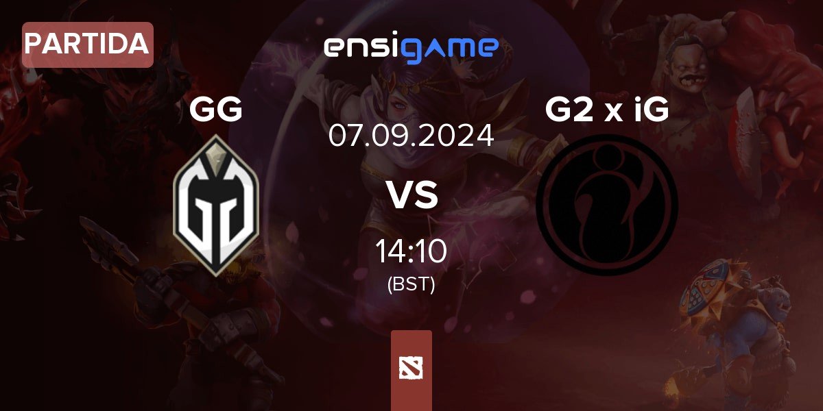 Partida Gaimin Gladiators GG vs G2 x iG | 07.09