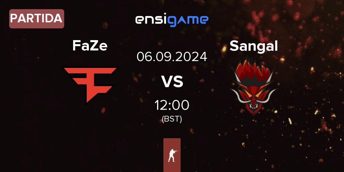 Partida FaZe Clan FaZe vs Sangal Esports Sangal | 06.09