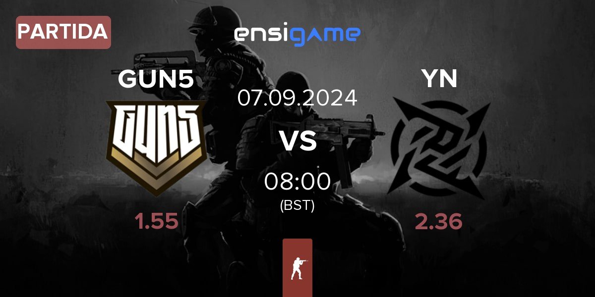 Partida GUN5 Esports GUN5 vs Young Ninjas YN | 07.09