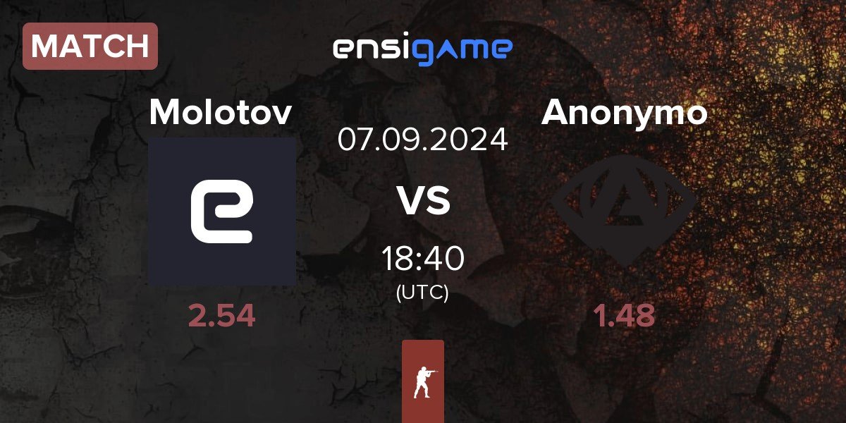 Match Molotov Gaming Molotov vs Anonymo Esports Anonymo | 07.09