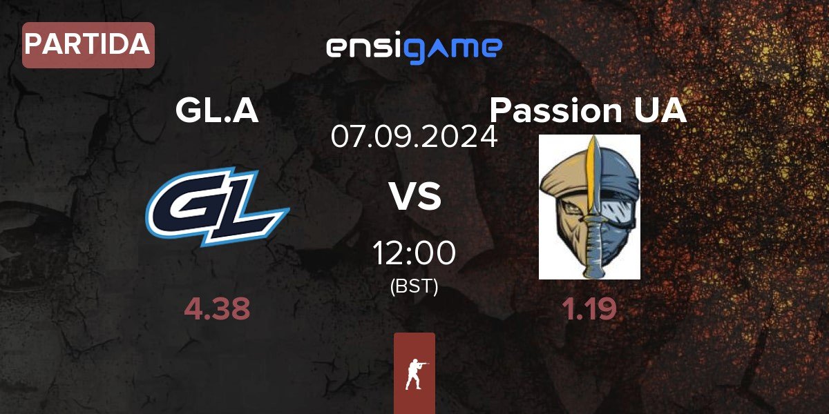 Partida GamerLegion Academy GL.A vs Passion UA | 07.09