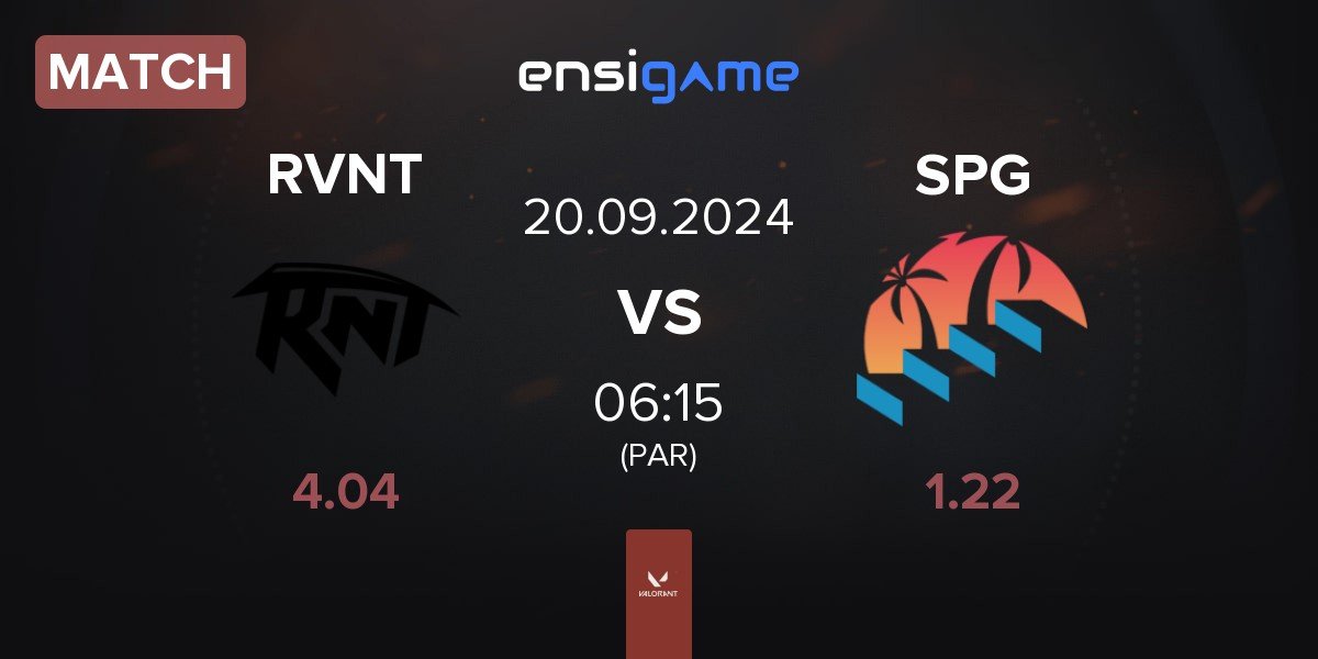 Match Revenant Esports RVNT vs Sin Prisa Gaming SPG | 20.09