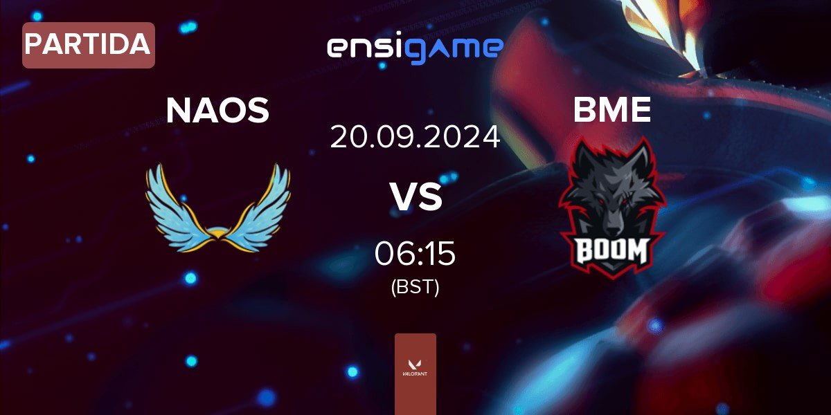 Partida NAOS Esports NAOS vs BOOM Esports BME | 20.09