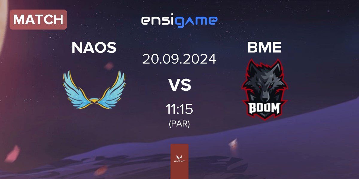 Match NAOS Esports NAOS vs BOOM Esports BME | 20.09