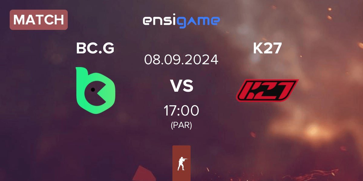 Match BC.Game Esports BC.G vs K27 | 08.09