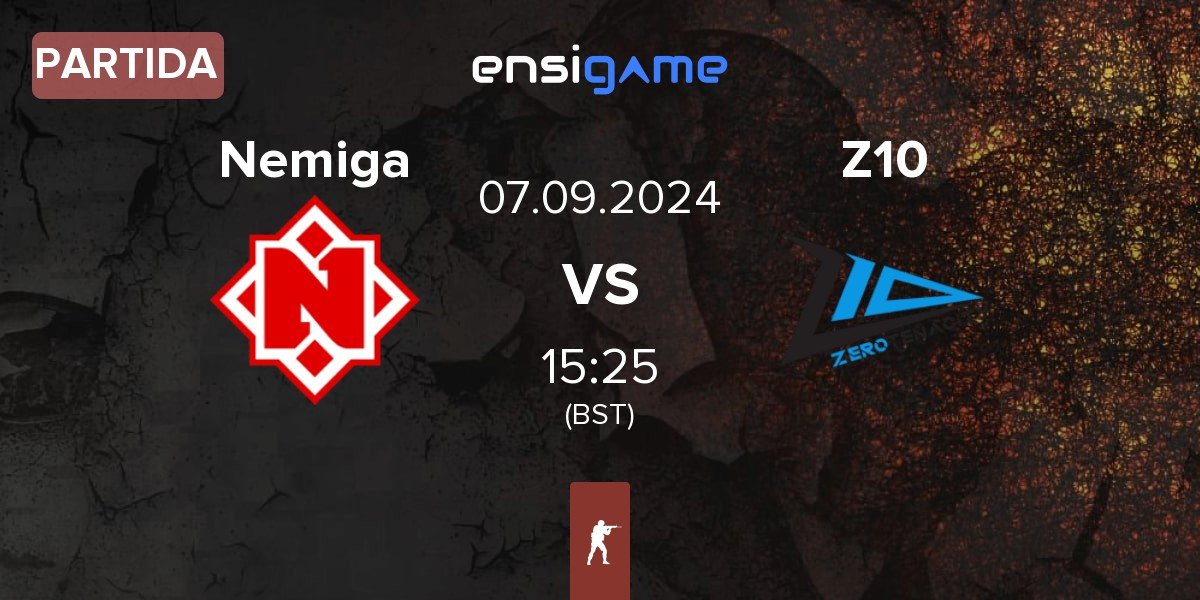 Partida Nemiga Gaming Nemiga vs Zero Tenacity Z10 | 07.09