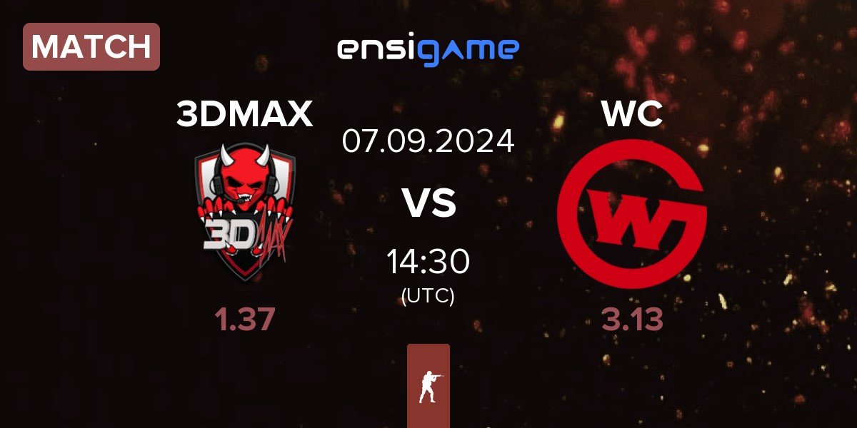 Match 3DMAX vs Wildcard Gaming WC | 07.09