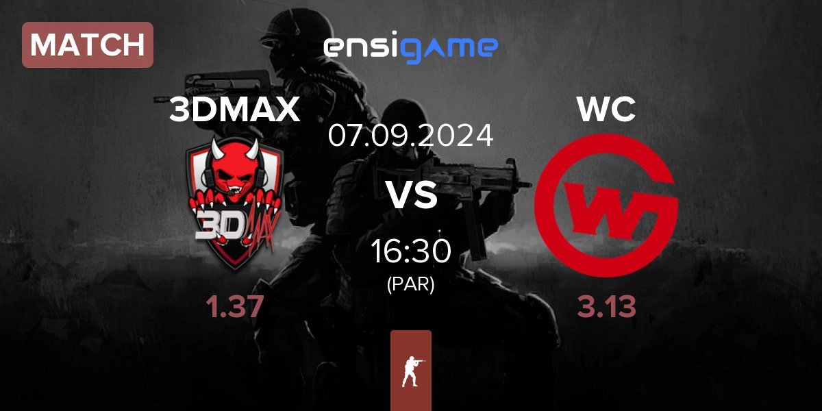 Match 3DMAX vs Wildcard Gaming WC | 07.09