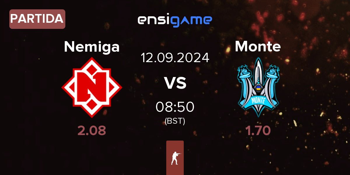 Partida Nemiga Gaming Nemiga vs Monte | 12.09