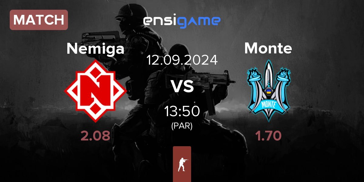 Match Nemiga Gaming Nemiga vs Monte | 12.09