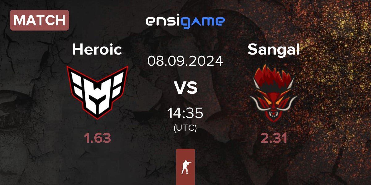 Match Heroic vs Sangal Esports Sangal | 08.09