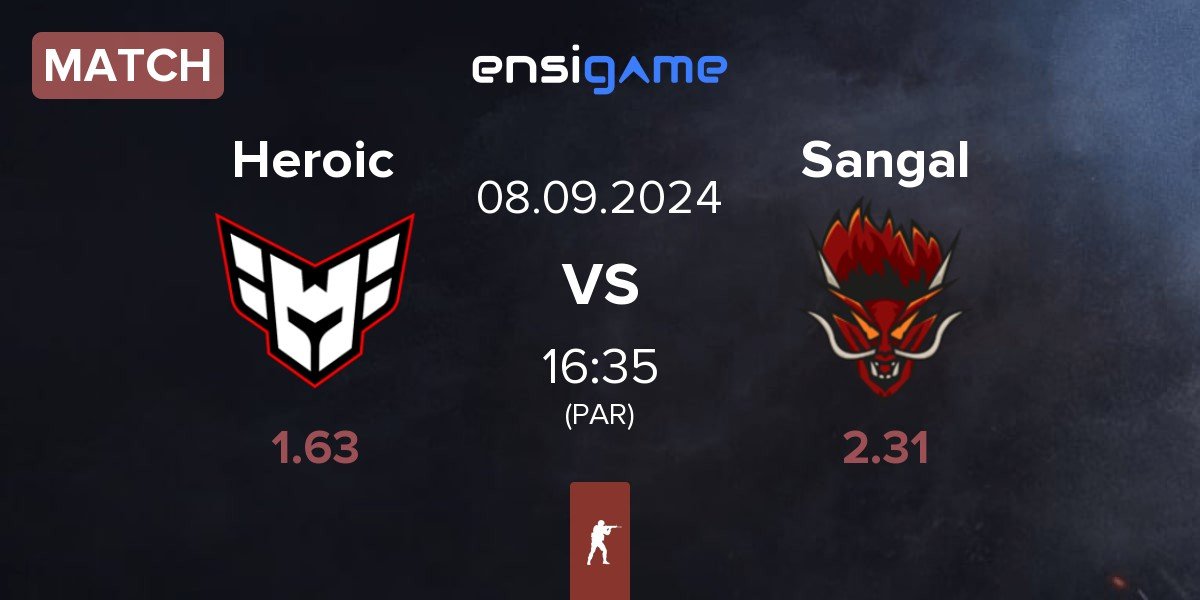 Match Heroic vs Sangal Esports Sangal | 08.09