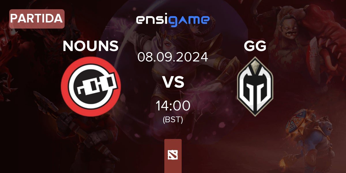 Partida nouns NOUNS vs Gaimin Gladiators GG | 08.09