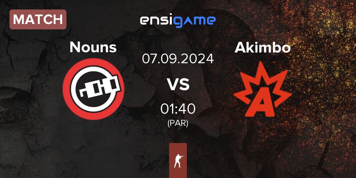 Match Nouns Esports Nouns vs Akimbo Esports Akimbo | 07.09