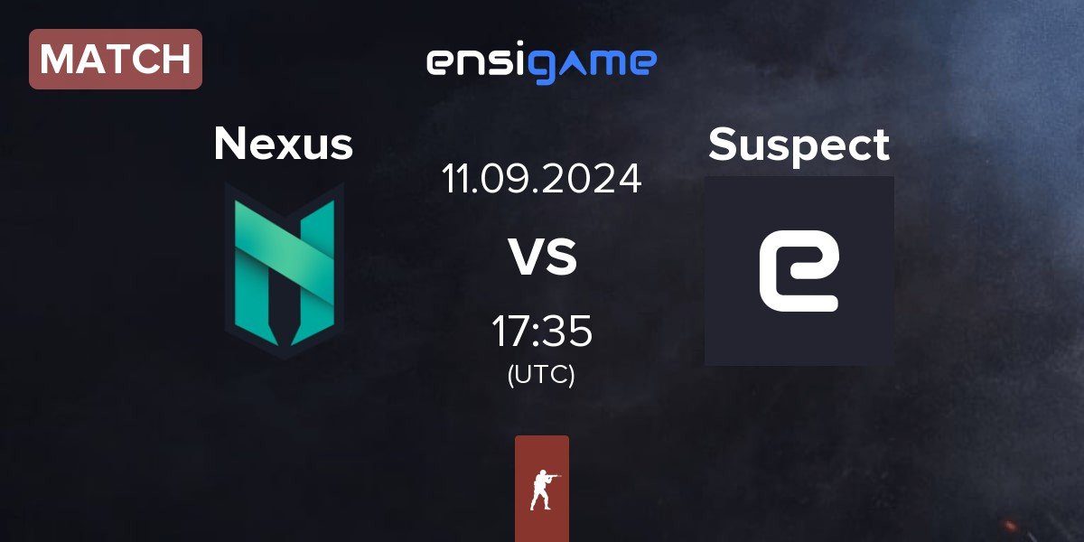 Match Nexus Gaming Nexus vs The Suspect Suspect | 11.09