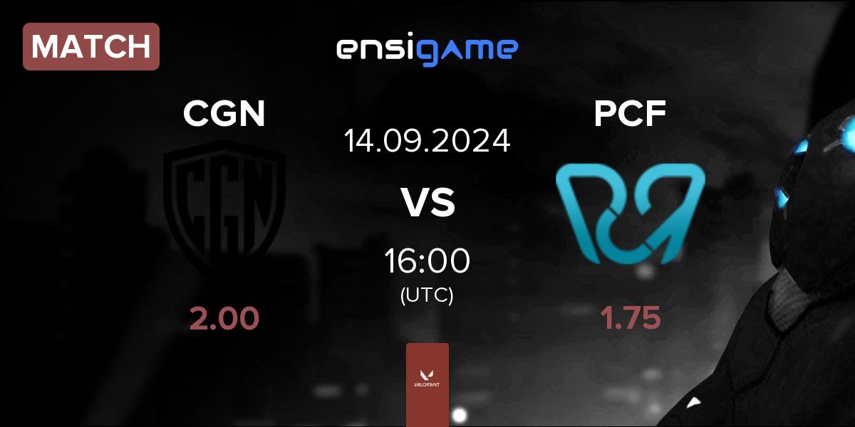 Match CGN Esports CGN vs Pcific Esports PCF | 14.09