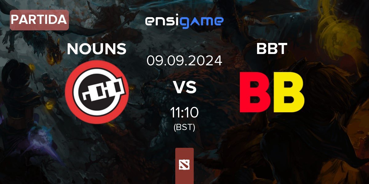 Partida nouns NOUNS vs BetBoom Team BBT | 09.09