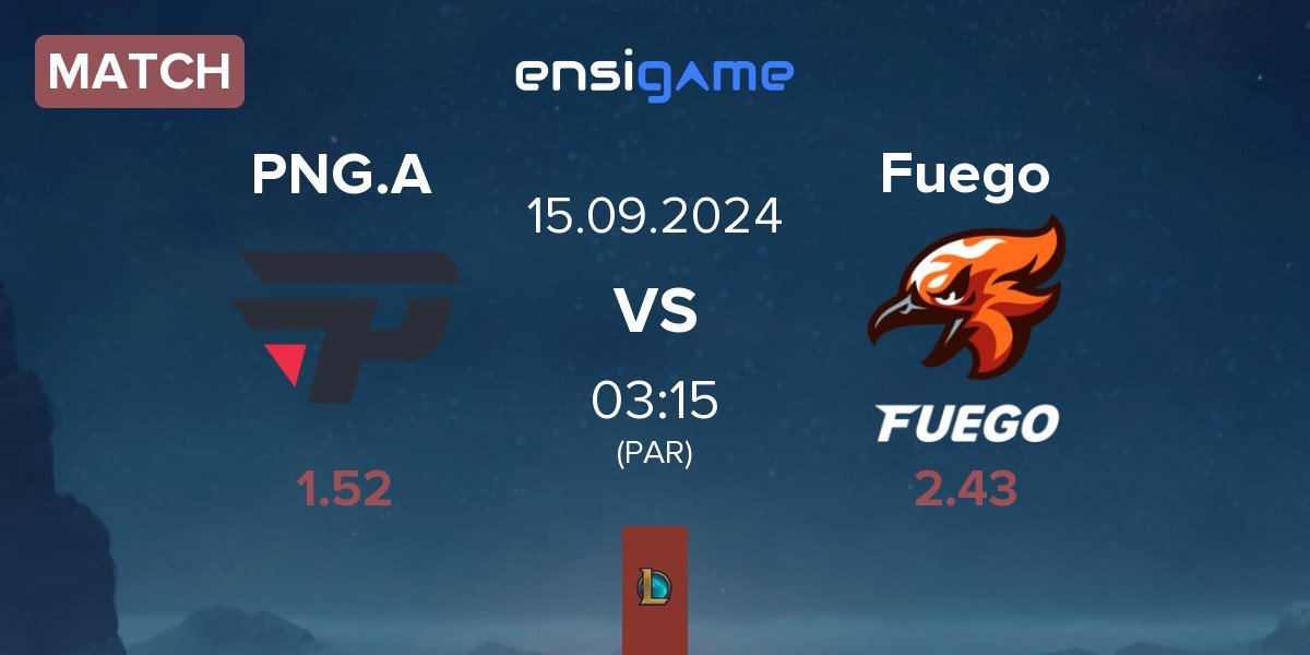 Match paiN Gaming Academy PNG.A vs Fuego | 15.09