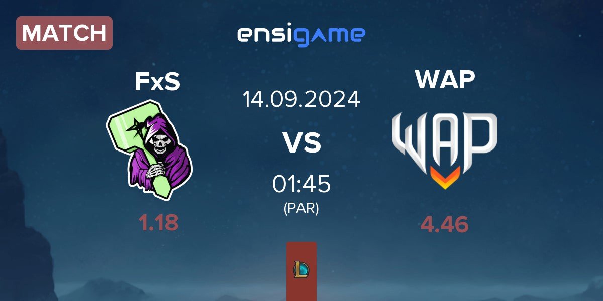 Match Fear x Starforge FxS vs WAP Esports WAP | 14.09