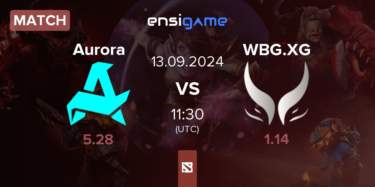 Match Aurora vs Xtreme Gaming WBG.XG | 13.09