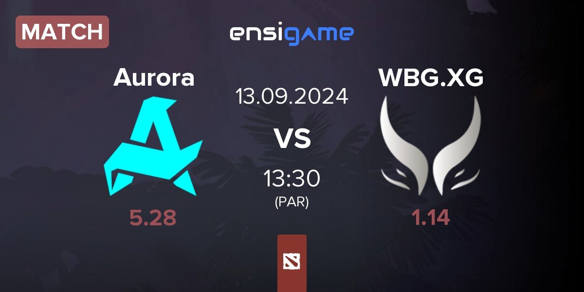 Match Aurora vs Xtreme Gaming WBG.XG | 13.09