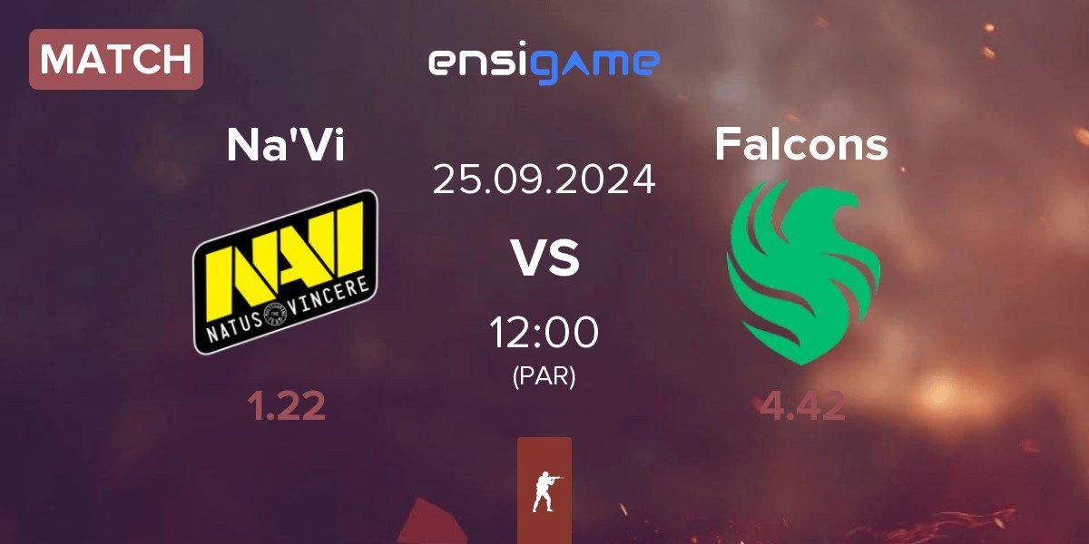 Match Natus Vincere Na'Vi vs Team Falcons Falcons | 25.09