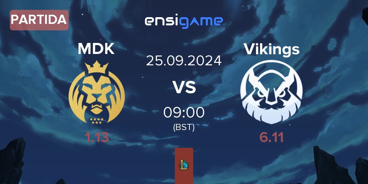 Partida MAD Lions KOI MDK vs Vikings Esports VN Vikings | 25.09