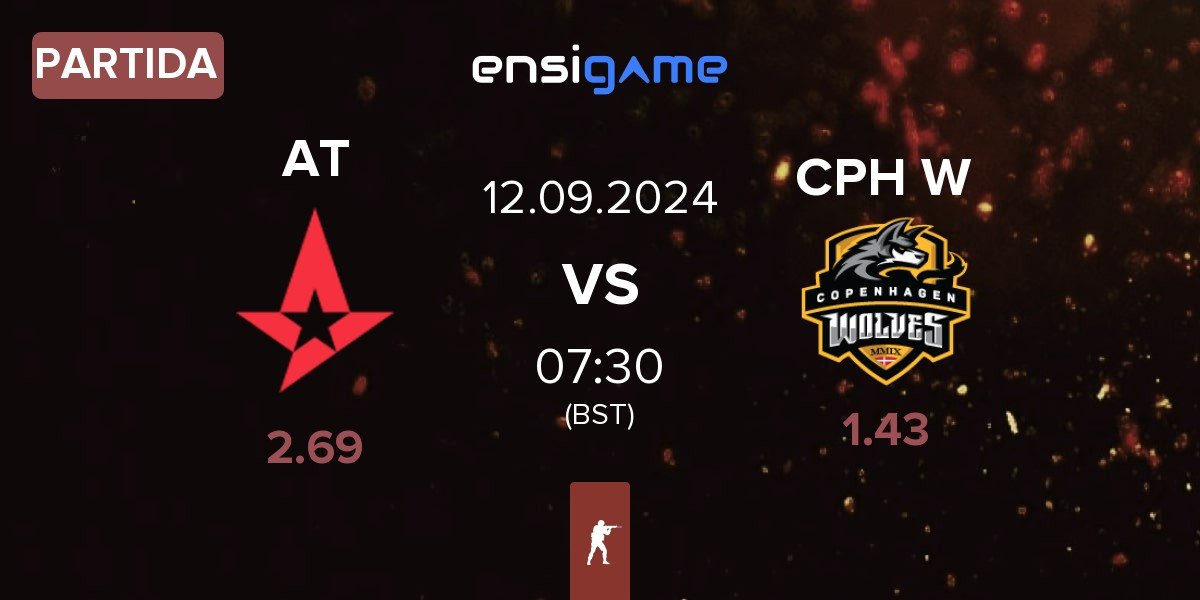 Partida Astralis Talent AT vs Copenhagen Wolves CPH W | 12.09