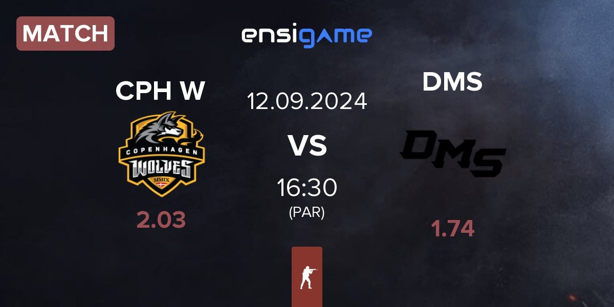 Match Copenhagen Wolves CPH W vs DMS | 12.09