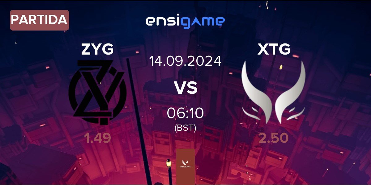 Partida ZY Gaming ZYG vs Xtreme Gaming XTG | 14.09