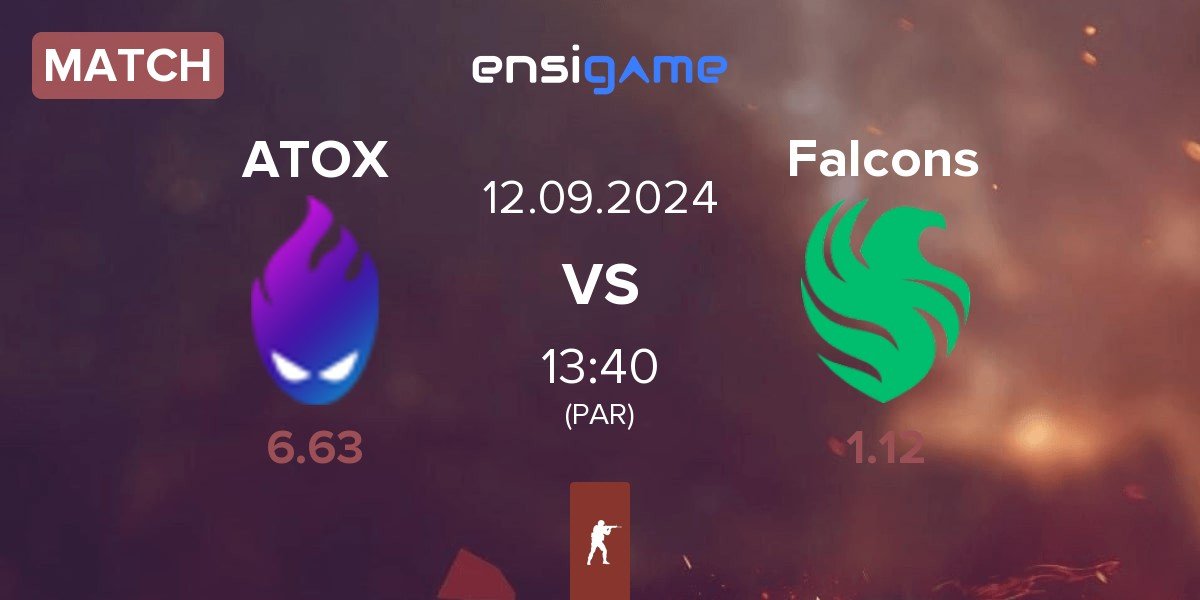 Match ATOX vs Team Falcons Falcons | 12.09