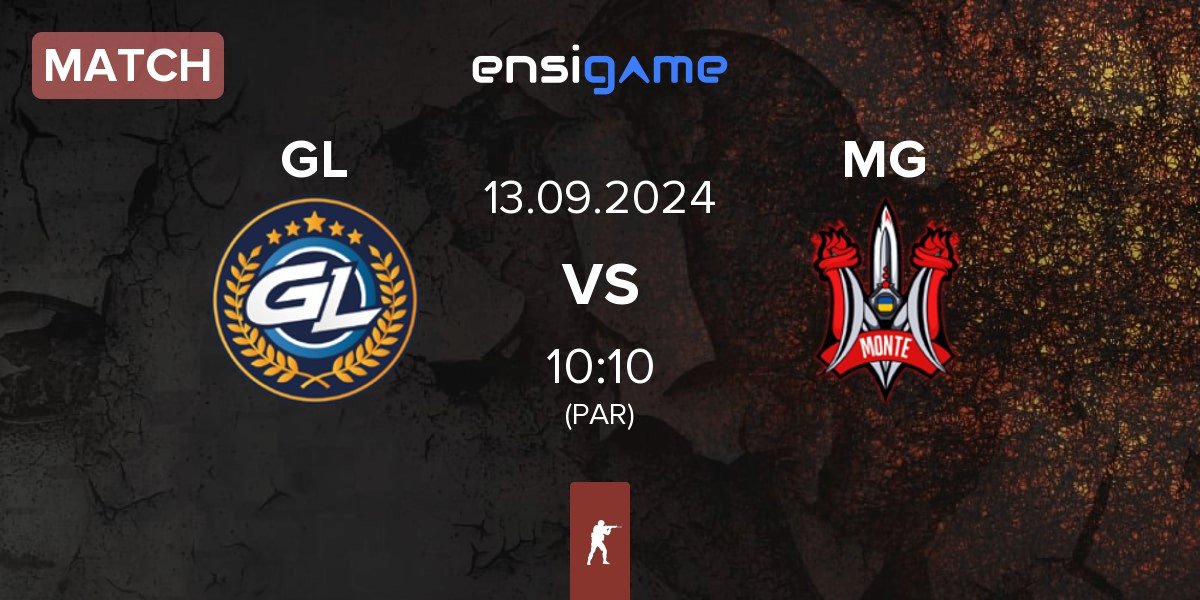 Match GamerLegion GL vs Monte Gen MG | 13.09