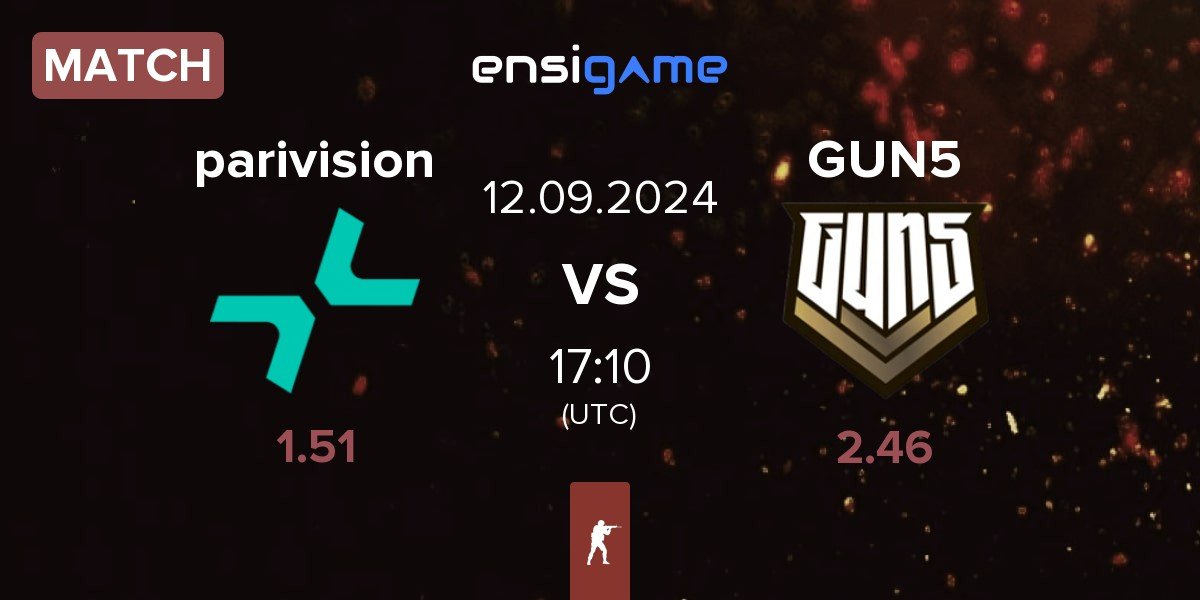 Match PARIVISION parivision vs GUN5 Esports GUN5 | 12.09