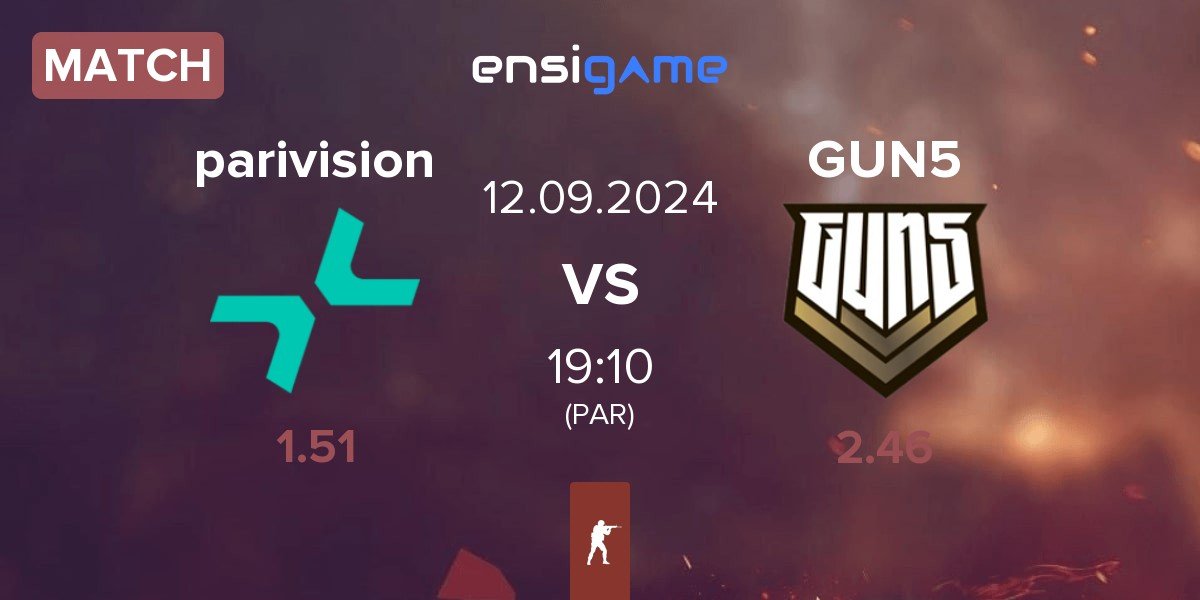 Match PARIVISION parivision vs GUN5 Esports GUN5 | 12.09