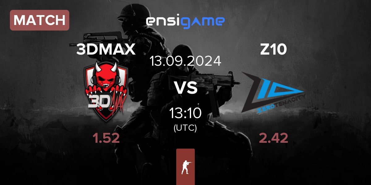 Match 3DMAX vs Zero Tenacity Z10 | 13.09