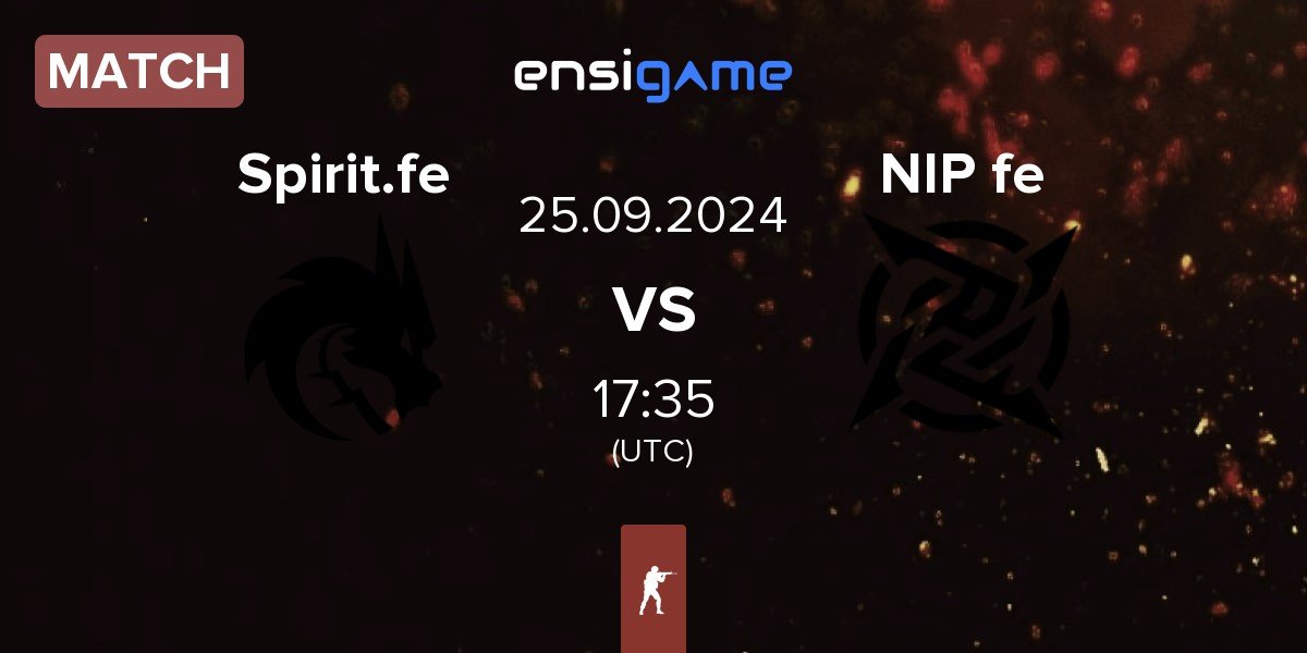 Match Team Spirit Female Spirit.fe vs NIP Impact NIP fe | 25.09