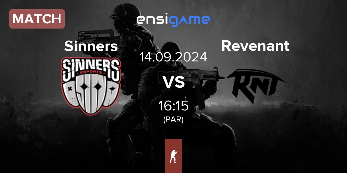 Match Sinners Esports Sinners vs Revenant Esports Revenant | 14.09