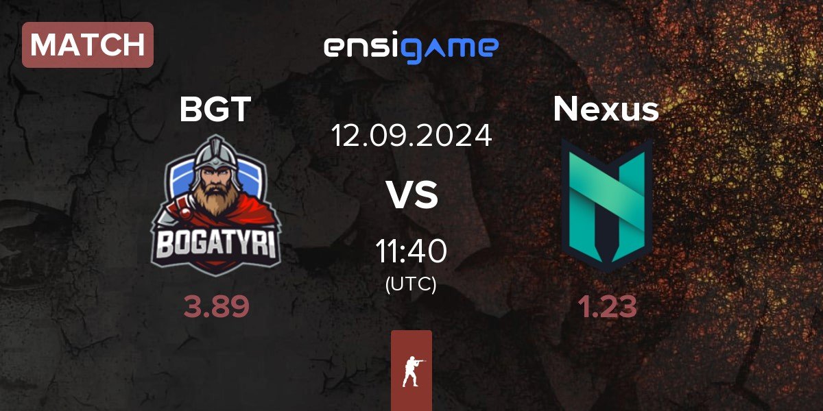 Match BOGATYRI BGT vs Nexus Gaming Nexus | 12.09