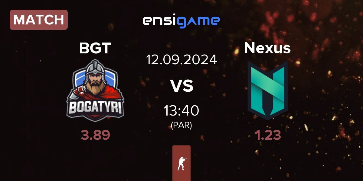 Match BOGATYRI BGT vs Nexus Gaming Nexus | 12.09